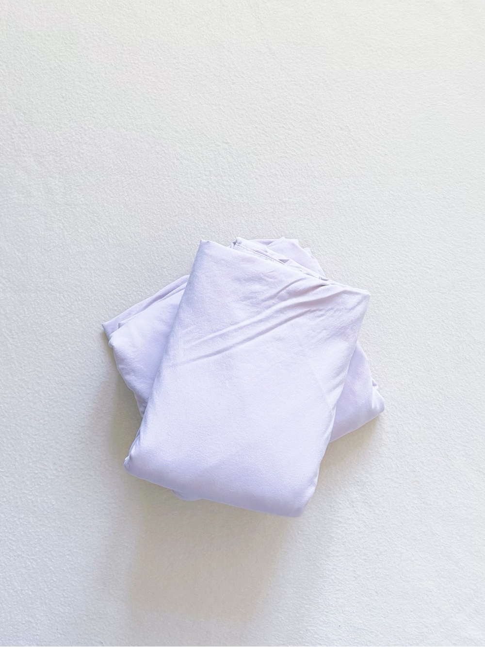 100% Cotton King Size 2-Piece Sheet Set Flat Fitted Pale Lavender Grey Soft